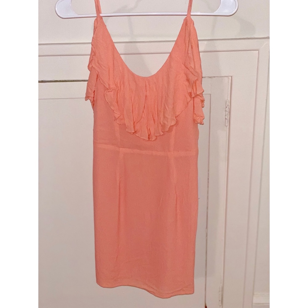 By the Way revolve peach mini dress